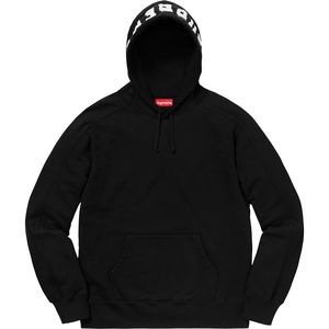 Supreme Paneled Hooded Sweatshirt Black